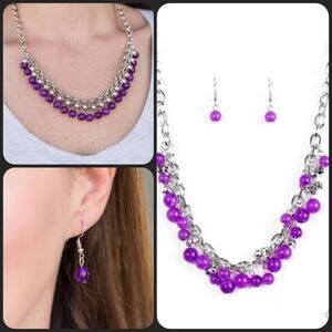 Paparazzi Palm Beach Boutique Purple Necklace NWT